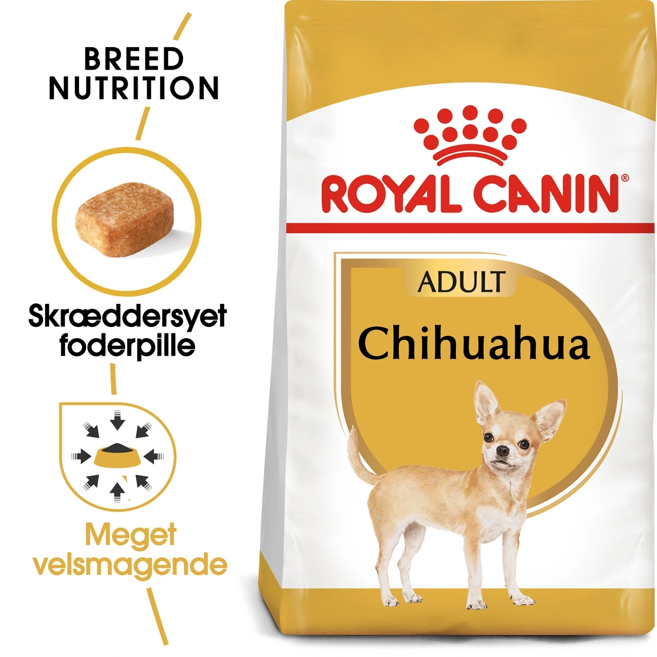 Royal Canin Chihuahua Adult 3 kg - tørfoder til små hunde